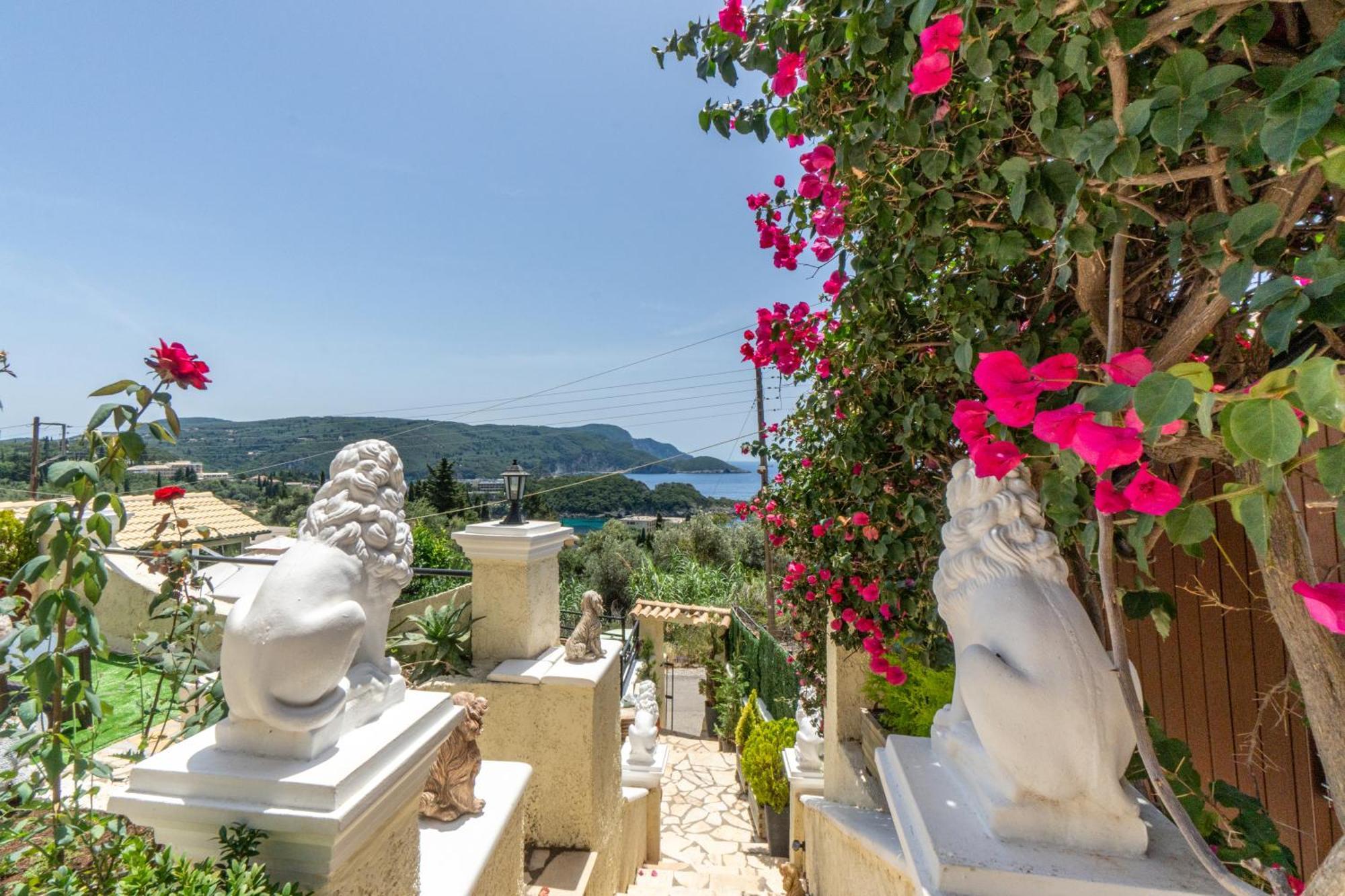 Vila Angela Panorama Paleokastritsa Exteriér fotografie