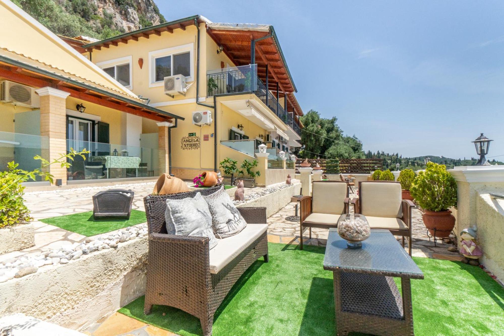 Vila Angela Panorama Paleokastritsa Exteriér fotografie