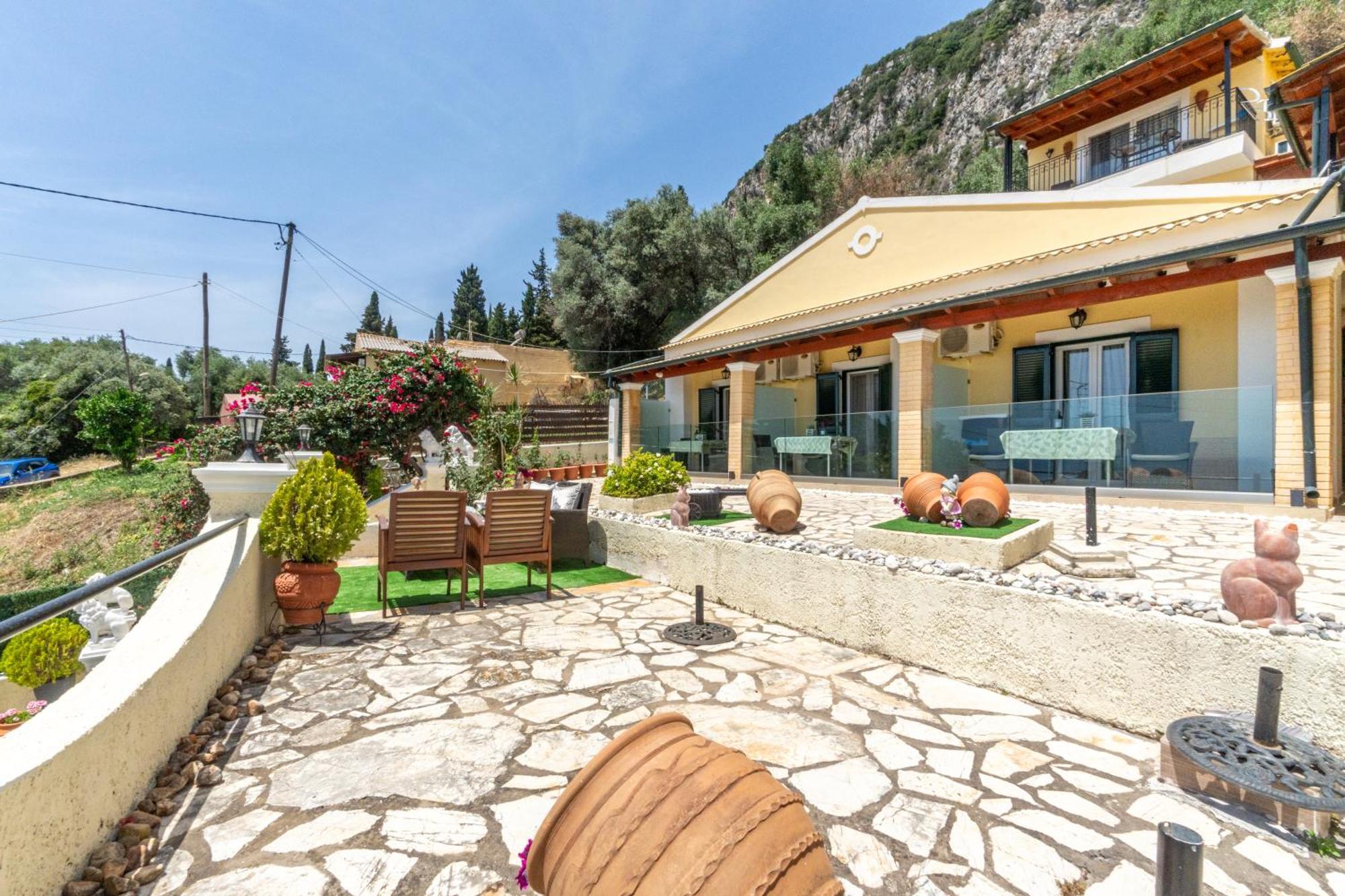 Vila Angela Panorama Paleokastritsa Exteriér fotografie