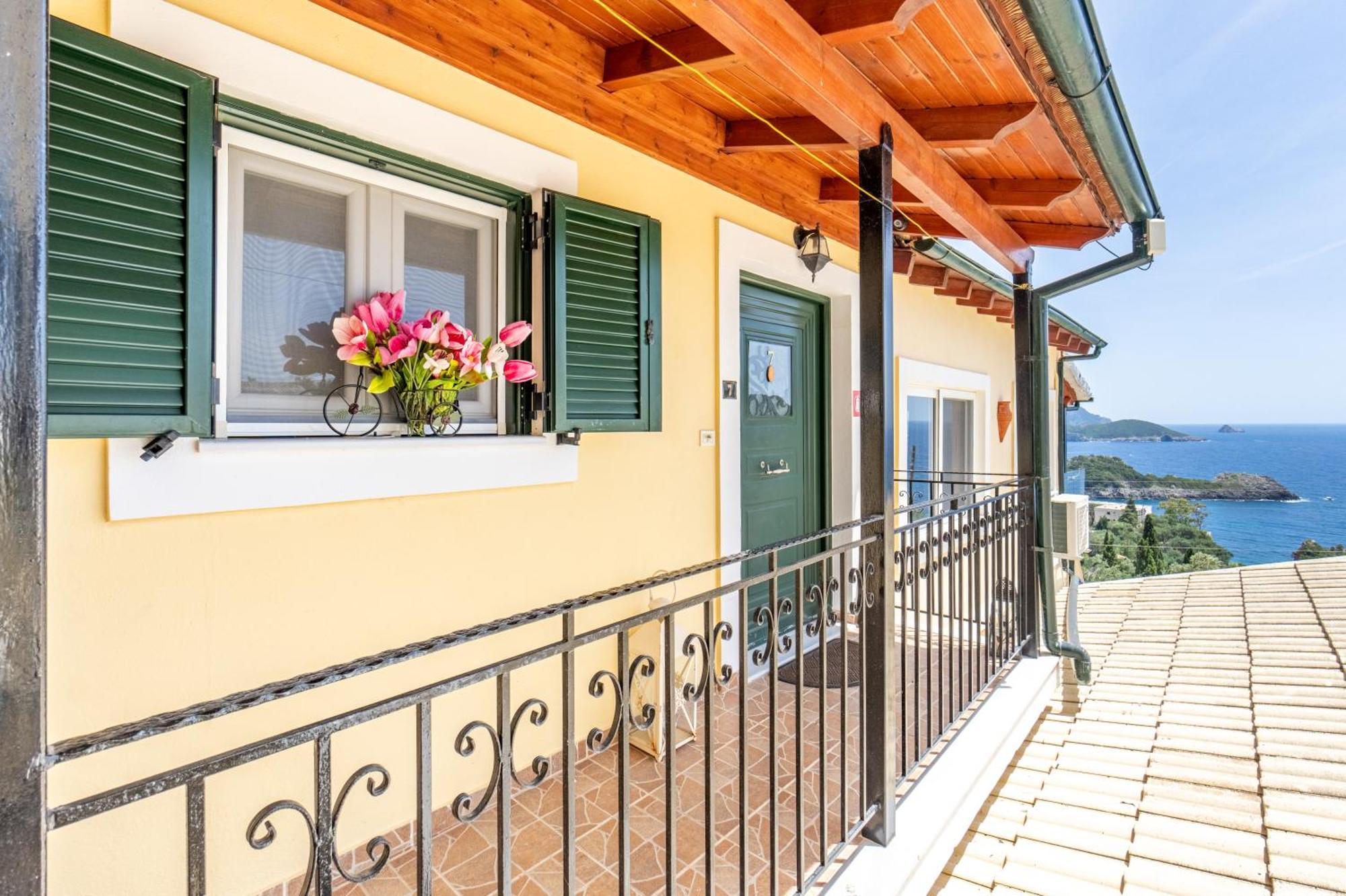 Vila Angela Panorama Paleokastritsa Exteriér fotografie