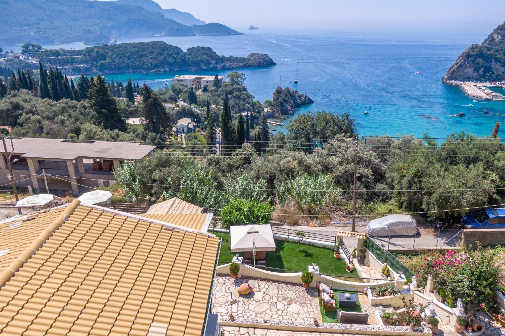Vila Angela Panorama Paleokastritsa Exteriér fotografie