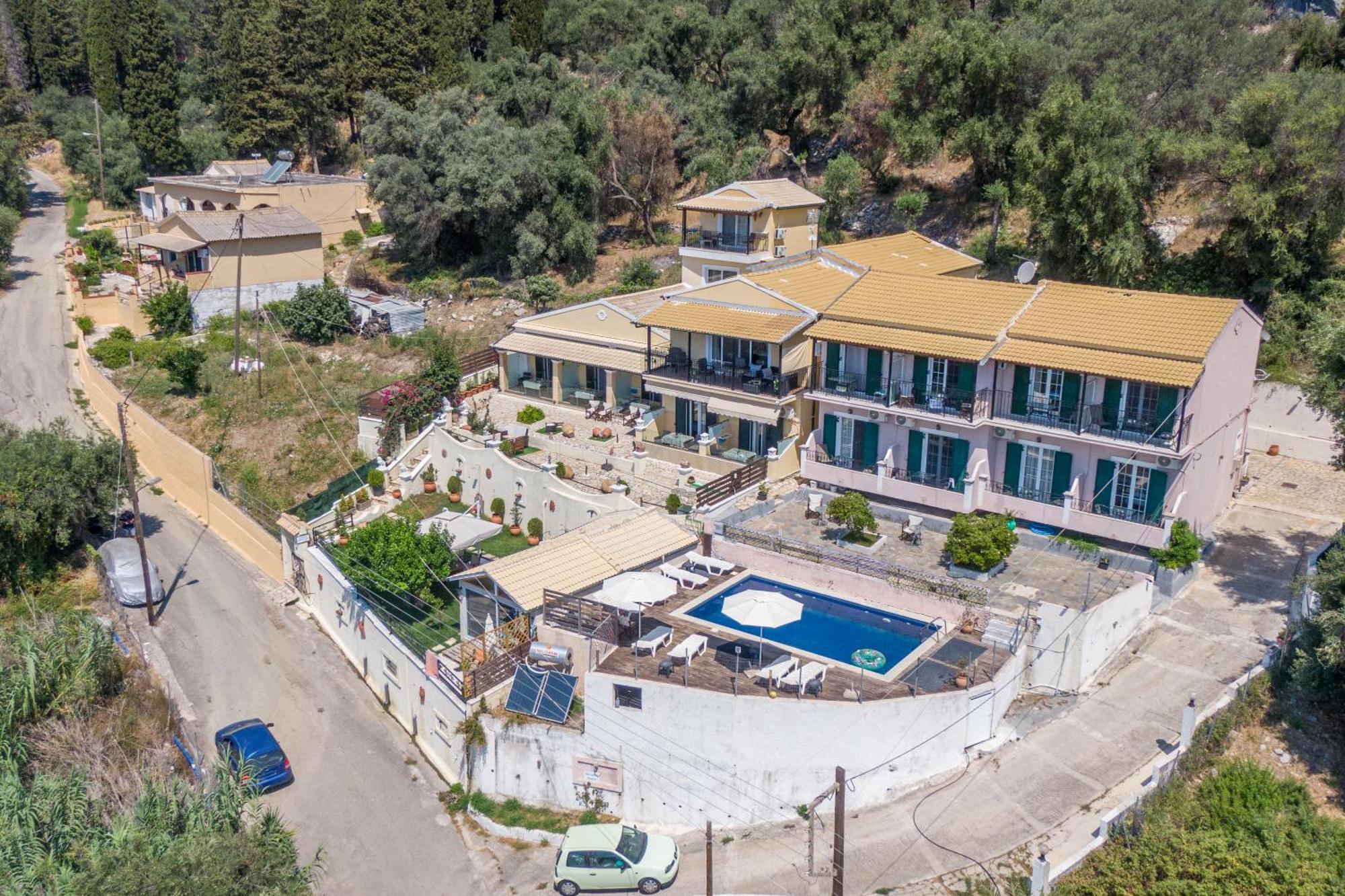 Vila Angela Panorama Paleokastritsa Exteriér fotografie