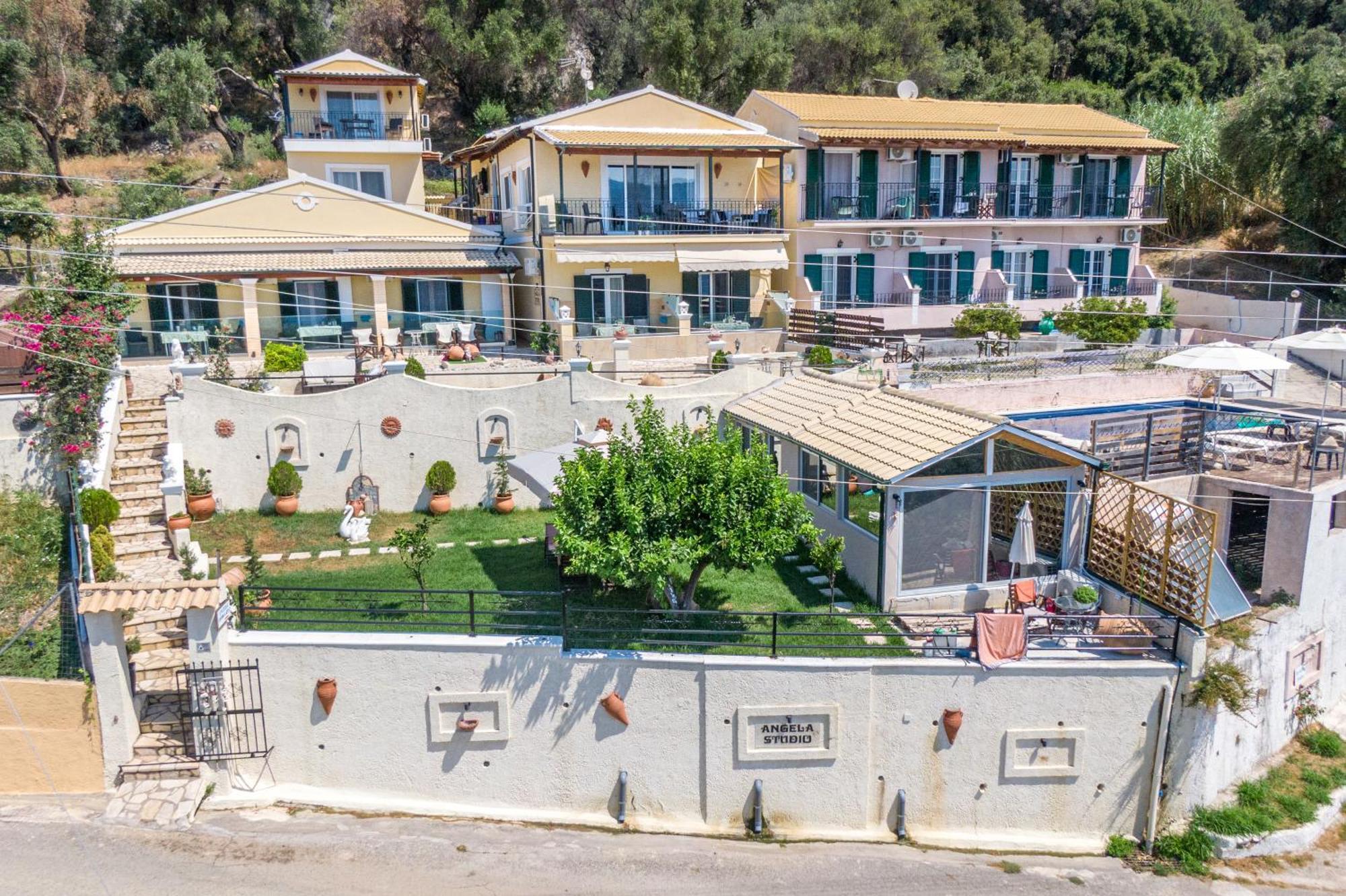Vila Angela Panorama Paleokastritsa Exteriér fotografie