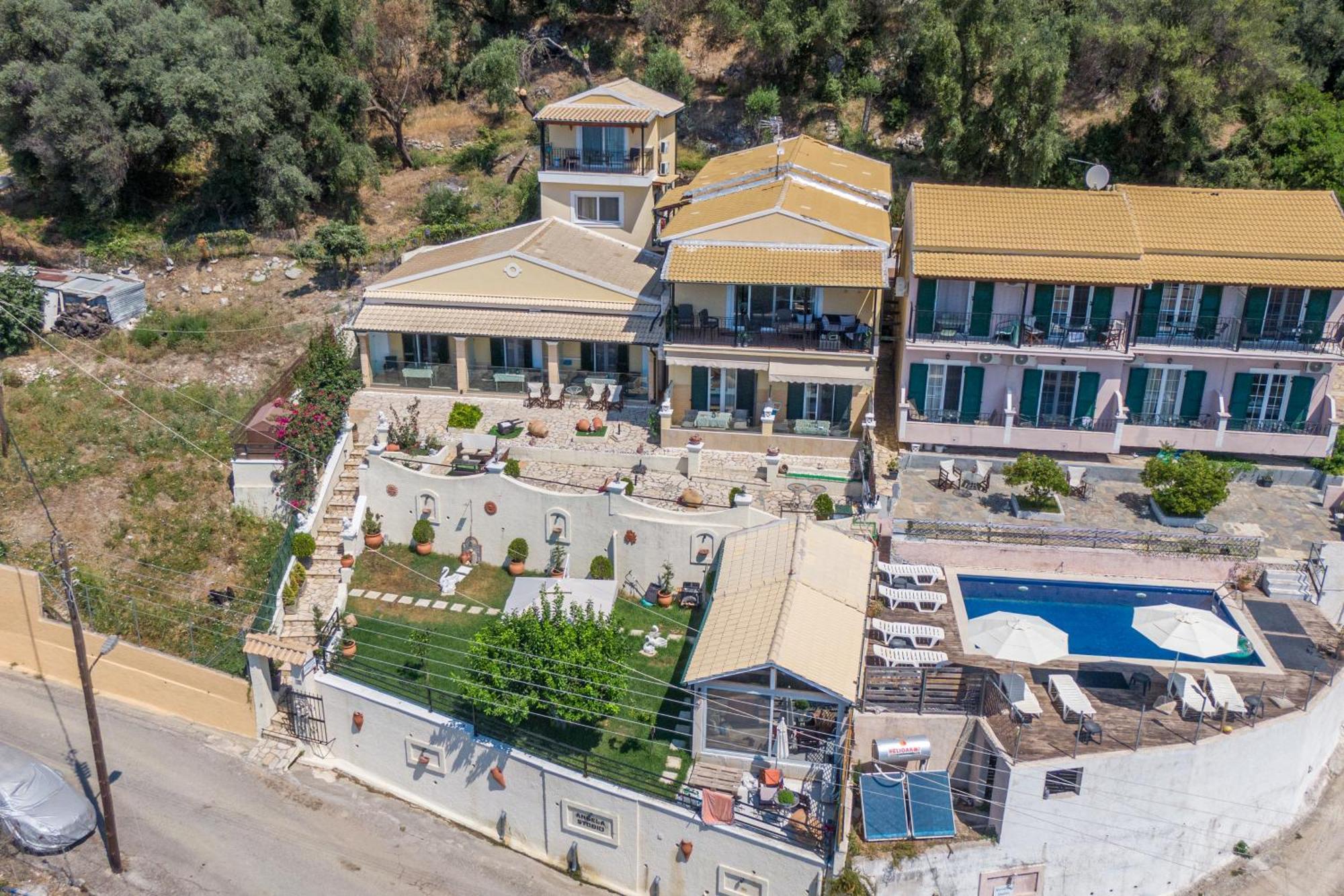 Vila Angela Panorama Paleokastritsa Exteriér fotografie
